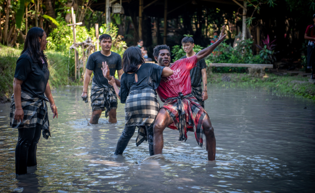 Bali Mud Wrestling Game