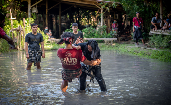 Bali Mud Wrestling Game