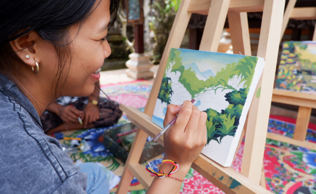 Ubud Bali Painting Class