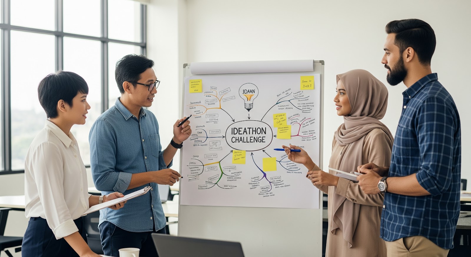 Contoh Ideathon Challenge sebagai Tema Outing Kantor Seru