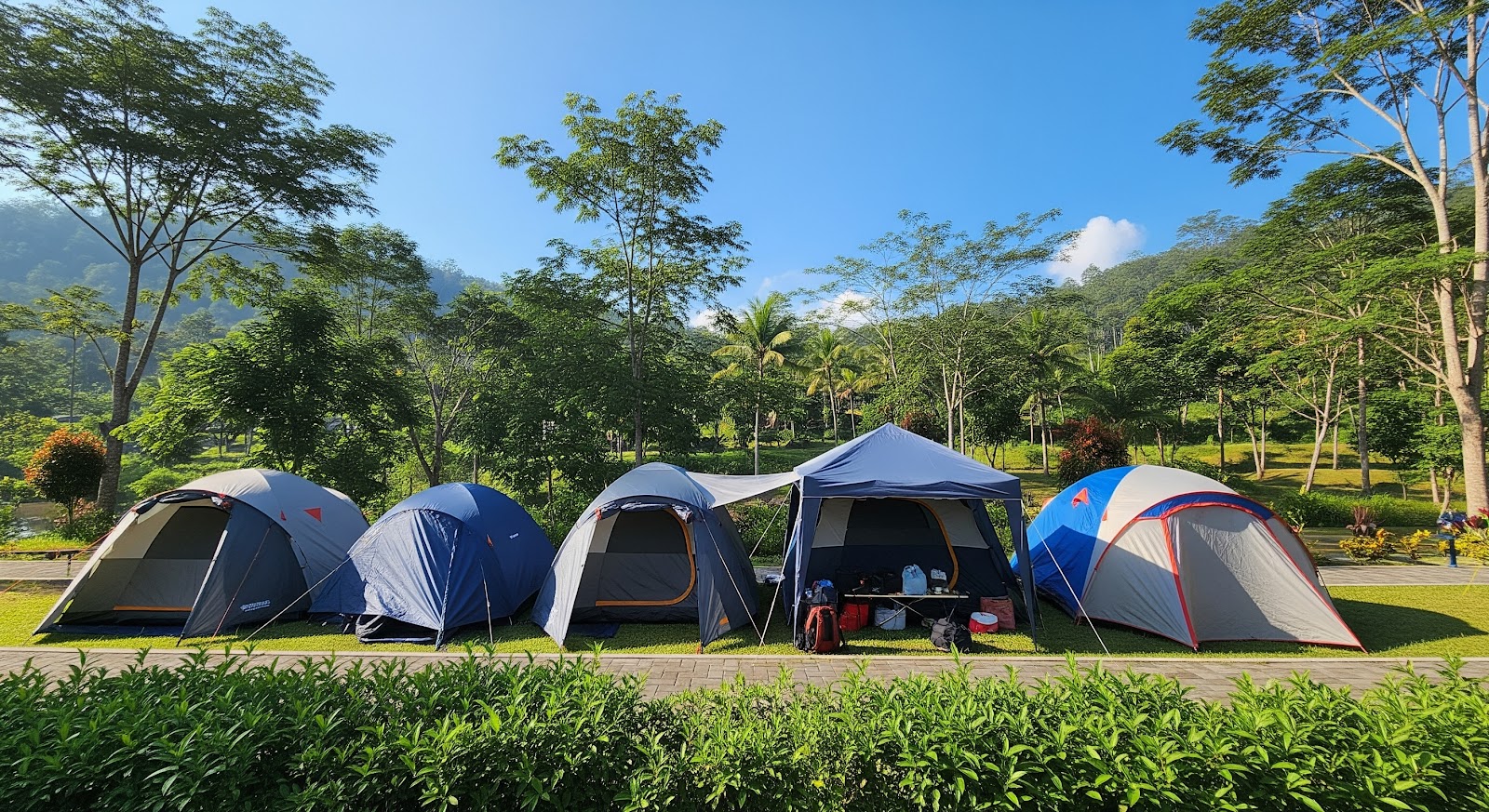 Ide outing kantor camping atau glamping