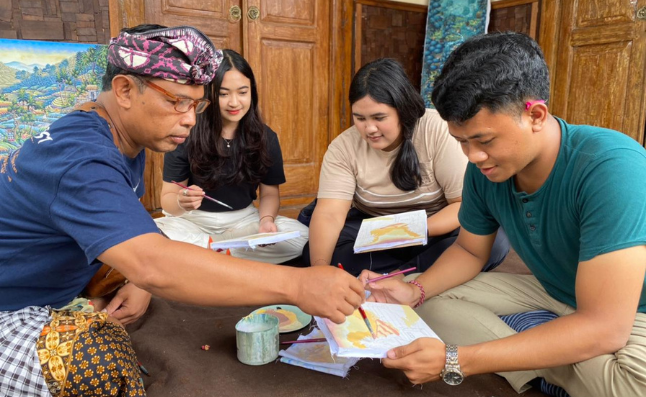 Bali Ubud Painting Class